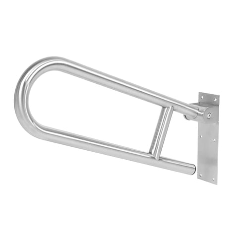 Importclick - Barra De Seguridad Para Discapacitados Abatible Acero Inoxidable 60 Cm