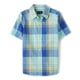 thumbnail image 1 of Camisa The Children's Place de manga corta con botones, color aguamarina 10/12, 1 of 1