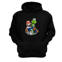 Genérico - Polerón Canguro Plomero Rojo Negro Talla S Unisex