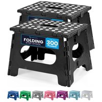 Handy Laundry - Taburete Plegable, Práctico Para Lavar Ropa Sucia, 136 Kg De Capacidad, Paquete De 2