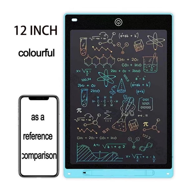 12Inch LCD Writing Tablet Electronic Digital Writing Colorful Screen Doodle Board Handwriting Paper Drawing Tablet Gift For Kids And Adults At Home School And Office