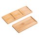 thumbnail image 1 of Bandeja De Ba?o De Madera De 2 Piezas, Plato De Tocador, Soporte De Jabón Rectangular, 1 of 5