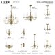thumbnail image 5 of Candelabro Livex 6 luces 61 cm latón antiguo, 5 of 9