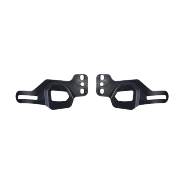 2 piezas Placas de protección contra el oído del casco de hockey sobre hielo Parte de reemplazo de reemplazo de accesorios de hockey resistente para negro
