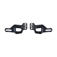 Magideal - 2 Piezas Placas De Protección Contra El Oído Del Casco De Hockey Sobre Hielo Parte De Reemplazo De Reemplazo De Accesorios De Hockey Resistente Para Negro