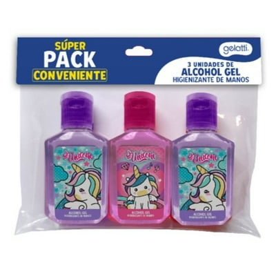Alcohol Gel Pack, Producto Surtido 3 Un Gelatti Kids