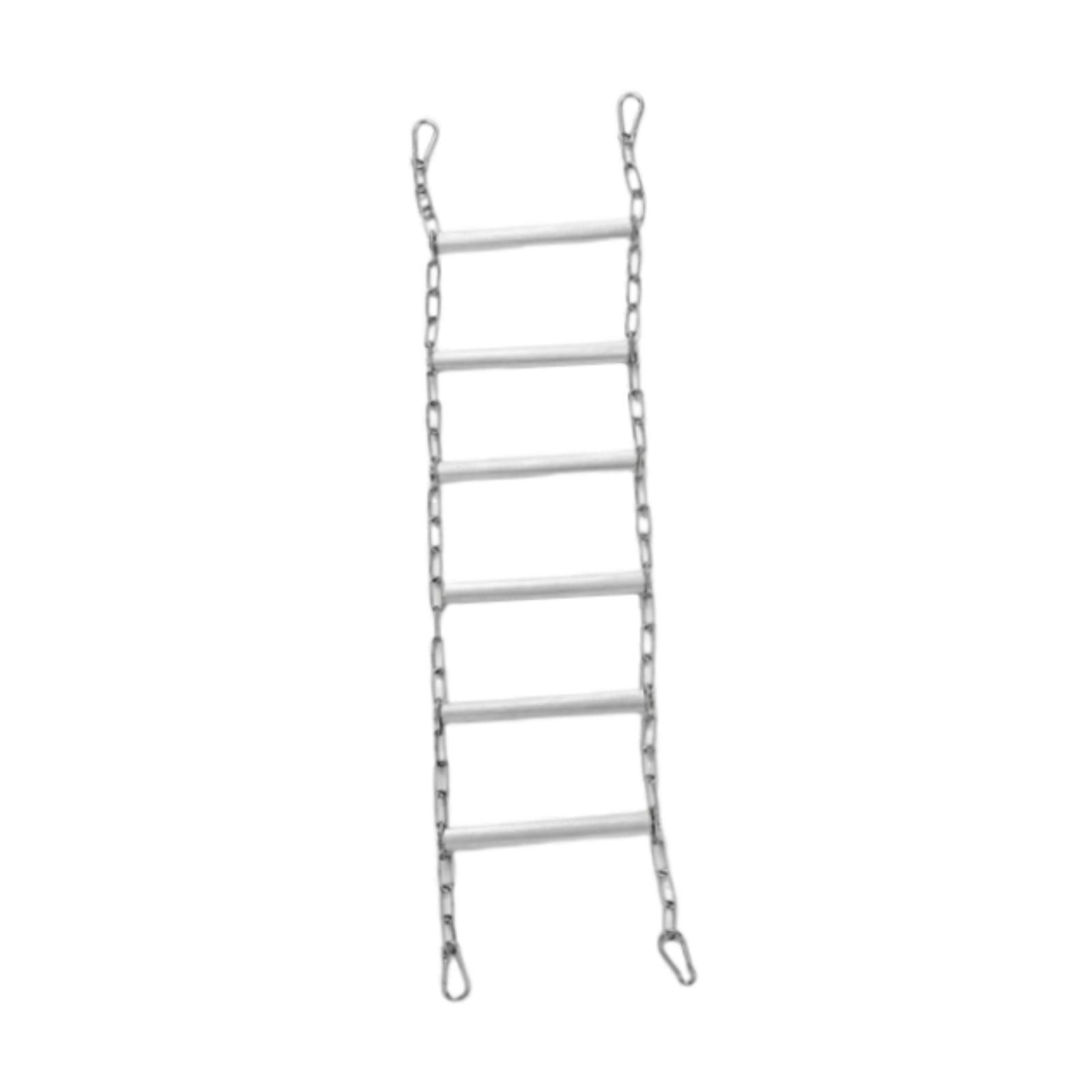 Ioensy - Puente Con Escaleras Para Pájaros Accesorios Flexibles Para Jaulas De Pájaros Para Hámster Conures Budgie Varilla De Pie De 15 Mm