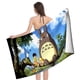 thumbnail image 4 of Studio Ghibli Toalla de playa de secado rápido con diseño temático, regalo para mujeres y niñas, ideal para cumpleaños, fans, amantes de la música, uso en la playa o al aire libre, 78 × 160 cm, 4 of 6