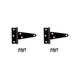 thumbnail image 2 of Hinges National Hardware N129-007 V286 Extra Heavy T, negro de 4 pulgadas, 2 of 4