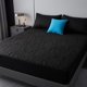 thumbnail image 5 of REGALWOVEN Sábana Ajustable, Sábanas de Cama de Poliéster Sólido, Resistente a las Arrugas y Ultra Suave para un Sueño Cómodo Negro 1 PC 78.0x79.9 pulgadas, 5 of 5