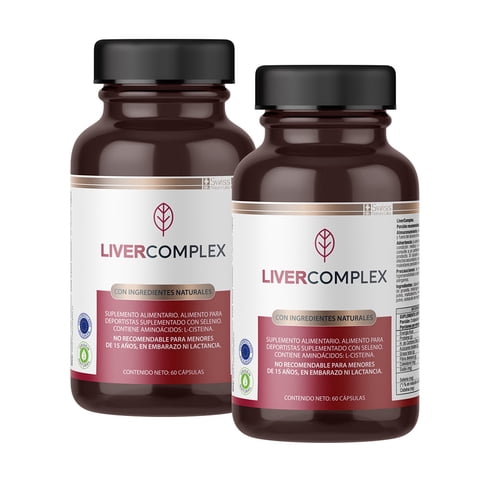 Swiss Nature Labs - Pack 2 Liver Complex Salud Hepatica 120 Capsulas