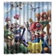 thumbnail image 1 of Cortina de ducha con diseño de Super Mario Brothers, juego de cortinas de baño con ganchos, tamaño 66 x 72 pulgadas, 1 of 3