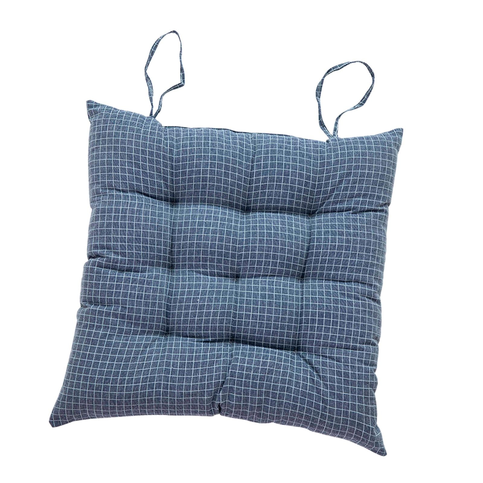 Ioensy - Cojín Para Silla De Oficina, Cojín Para Ventana, Acolchado Para Asiento Para El Hogar, Balcón, Interior Y Exterior, Azul