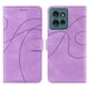 thumbnail image 1 of Funda tipo cartera con tapa para Motorola Edge 50 5G con tarjetero, soporte y cubierta magnética Morado, 1 of 6