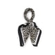 thumbnail image 1 of Pañuelo Tipo Seda 70x70 Cm Animal Print Leopardo Elegante blanco Talla Única, 1 of 5