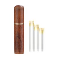 Bothyi - 12X Agujas De Coser A Mano Para Tejer Proyectos De Ganchillo Artesanales