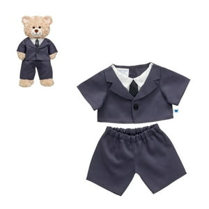 Traje De Negocios Build A Bear Gris Clásico