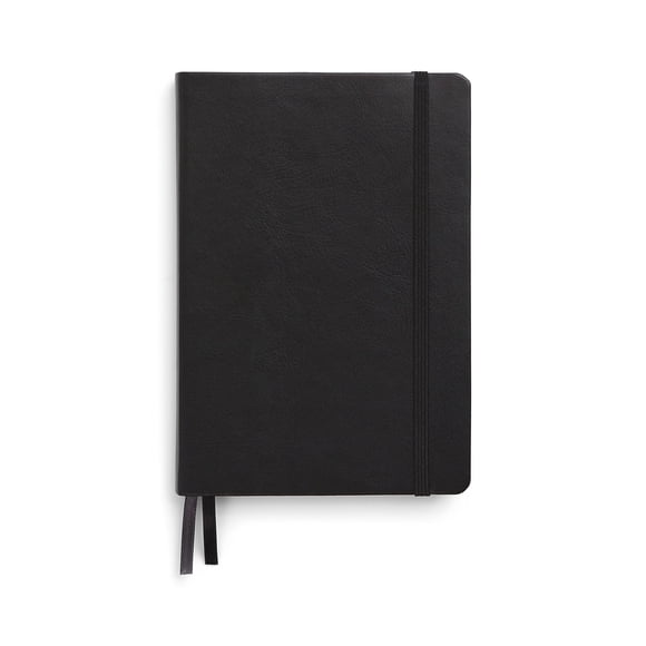 Cuaderno de papel cuadriculado TRU RED 14 × 20 cm negro