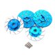 thumbnail image 3 of 4x RC Disco De Freno Hex Hub Rueda Llanta Neumáticos Disco De Freno Para Actualizaciones Piezas De Repuesto Azul, 3 of 5