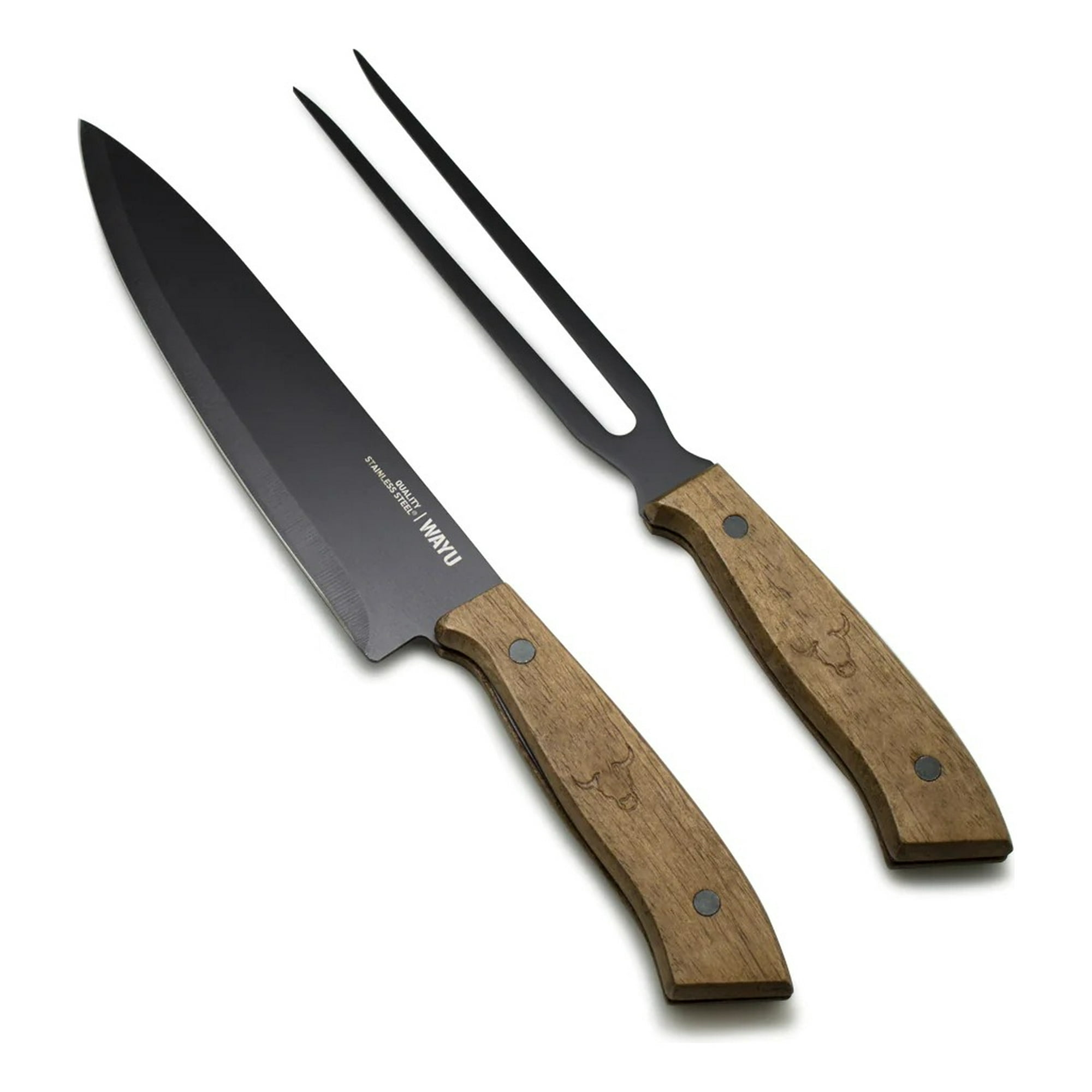 Wayu - Set Cuchillo Tenedor Prm Con Revestimiento Antiadherente