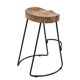 thumbnail image 3 of Taburete TUP THE URBAN PORT de madera natural hecho a mano de 24 pulgadas, 3 of 9