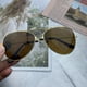 thumbnail image 1 of Retro Top Bar Aviator Sunglasses for Men and Women - Mirror Lens for Outdoor Activities, Driving, and Beach Travel - UV400 Protection, 1 of 5
