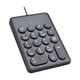 thumbnail image 2 of USB 18 Teclas Numpad Teclado Universal Durable Plug And Play Elegante Negro, 2 of 5