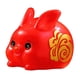 thumbnail image 3 of Estilo Chino Lucky Rabbit Money Bank Bunny Figuritas Estatua Coleccionable Rojo, 3 of 5