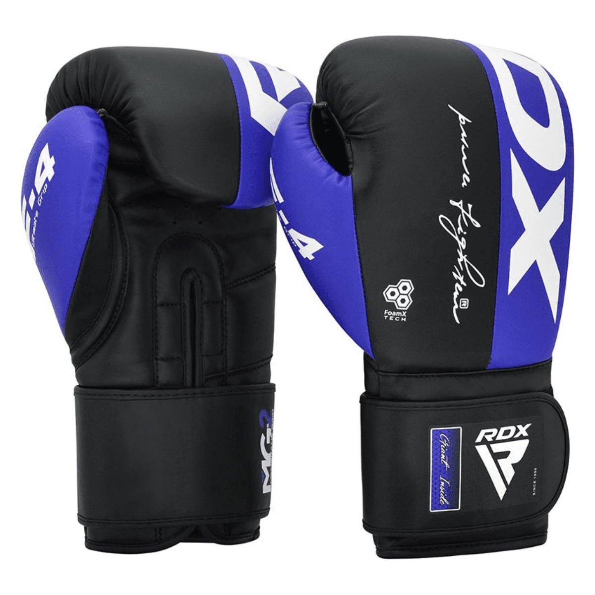 Guantes De Combate De Boxeo Velcro Rdx F4u - 12 Oz