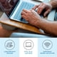 thumbnail image 2 of Lap Desk LapGear Home Office Pro, madera de roble veteado para 15.6 pulgadas, 2 of 6