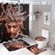 thumbnail image 1 of Lil Pump-theme 4-Piece Shower Curtain Set with Rugs, Waterproof Bathroom Decor Set Includes Bath Mat, U-Shaped Rug, Toilet Lid Cover and Curtain with Hooks, 1 of 6