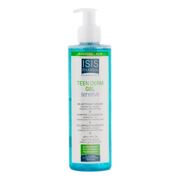 Teen Derm Gel Sensitive (sin Jabón) Pieles Grasas Dañadas