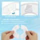 thumbnail image 3 of Placa de Escudo Autoadhesiva con Hebillas para Decoración de Tuberías de Cocina y Baño Uxcell Wall Split Flange Blanca 3.07", 3 of 7