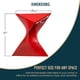 thumbnail image 5 of Mesa auxiliar LeisureMod triangular, 40 cm, apilable, plástico, color rojo, 5 of 9