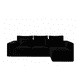 thumbnail image 1 of Seccional Modular Nantes Felpa Negro, 1 of 3