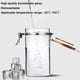 thumbnail image 4 of Frasco para café Yangbaga de vidrio de 1350 ml con estante de madera, 4 of 9