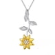 thumbnail image 1 of Collar girasol grande plata 925, 1 of 3