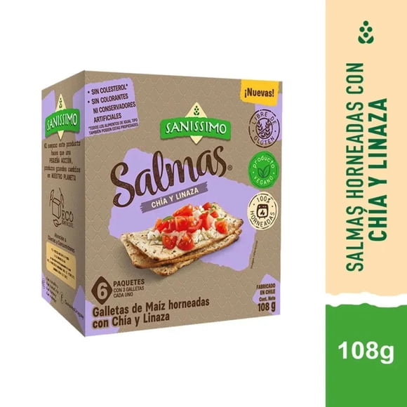 Salmas Chía Linaza, 108 g