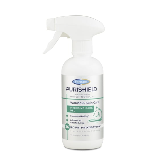 Gel para el cuidado de heridas en animales Farnam Purishield, protección de 354 ml