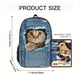 thumbnail image 2 of Cute Dog & Cat Printed Backpack - Perfect for Kids Boys & Girls, Denim Printed Bag, Ideal for School & Outdoor Travel!, 2 of 5
