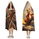 thumbnail image 3 of Winnie Pooh Manta Capa Con Capucha Anti bolitas Manta De Lana Ártica Suave Manta Portátil De Felpa Ligera Y Lujosa Poncho Para Siesta En Casa Y Oficina 100*130cm, 3 of 6