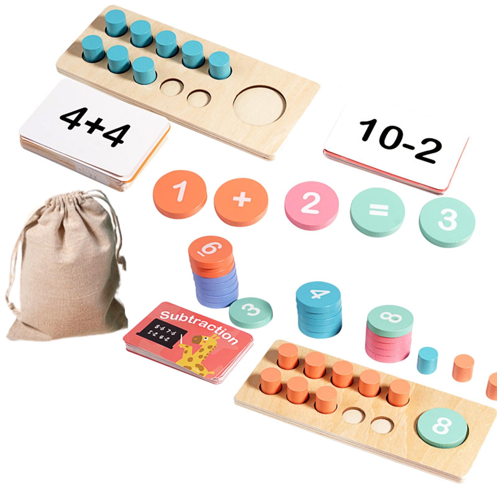 Bothyi - Juguetes De Aprendizaje De Matemáticas, Material Didáctico De Aritmética Para Niños De 4 A 6 Años, Niños Y Niñas
