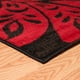 thumbnail image 4 of Alfombra decorativa United Weavers Dallas 61 x 99 cm roja floral, 4 of 6
