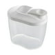 thumbnail image 2 of Contenedor De Almacenamiento De Alimentos Con Tapa Portátil Multiusos Para Especias Pasta Harina Blanco Pequeño, 2 of 3