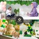 thumbnail image 4 of Hojas de palma artificiales Decopom, paquete de 108 unidades, Tropical Monstera, 4 of 9