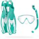 thumbnail image 1 of Set de esnórquel Cressi Tinetto Rocks Dry Aqua Green/White S/M, 1 of 4