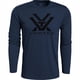 thumbnail image 1 of Camisa Vortex Optics Core Logo de manga larga para hombre, color azul marino jaspeado, 1 of 3