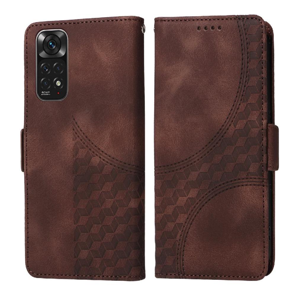 Carcasa Foxdock Xiaomi Redmi Note 11 4G De Cuero Pu, Diseño Acolchado Clásico, Protección Contra Caídas Y Rayones