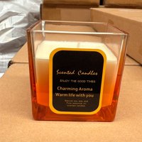 Wakeshome - Velas Románticas De Aromaterapia En Forma De Copa De Vidrio