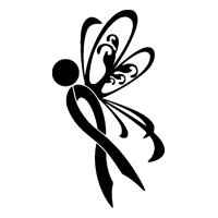 Rienda Libre - Sticker Hada Cancer Lazo Prevención Auto Camioneta